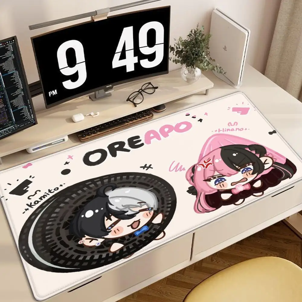 

Anime Mouse Pad Rubber Extended Desk Mat VSPO Hinano Tachibana Computer Mousepad Gamer HD Gaming Accessories PC Keyboard PlayPad
