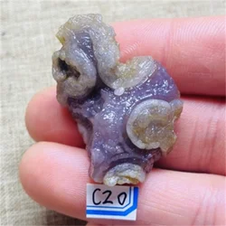 Natural Agate Mineral Specimen Energy Crystal Healing Pendant DIY Gem
