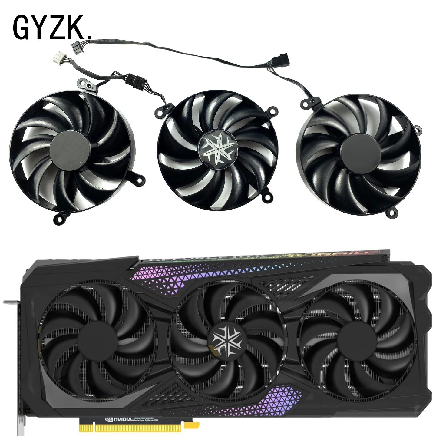 INNO3D RTX4080 4080S 4090 iCHILL X3 Graphics Card Replacement Fan CF-129420S