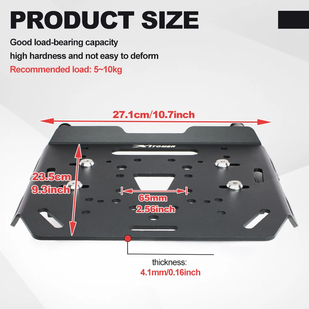 For YAMAHA MT-09 TRACER FJ09 2015-2018 TRACER 900 / 900 GT 2015-2019 Motorcycle Rear Rack Luggage Shelf Bracket Tailbox Support