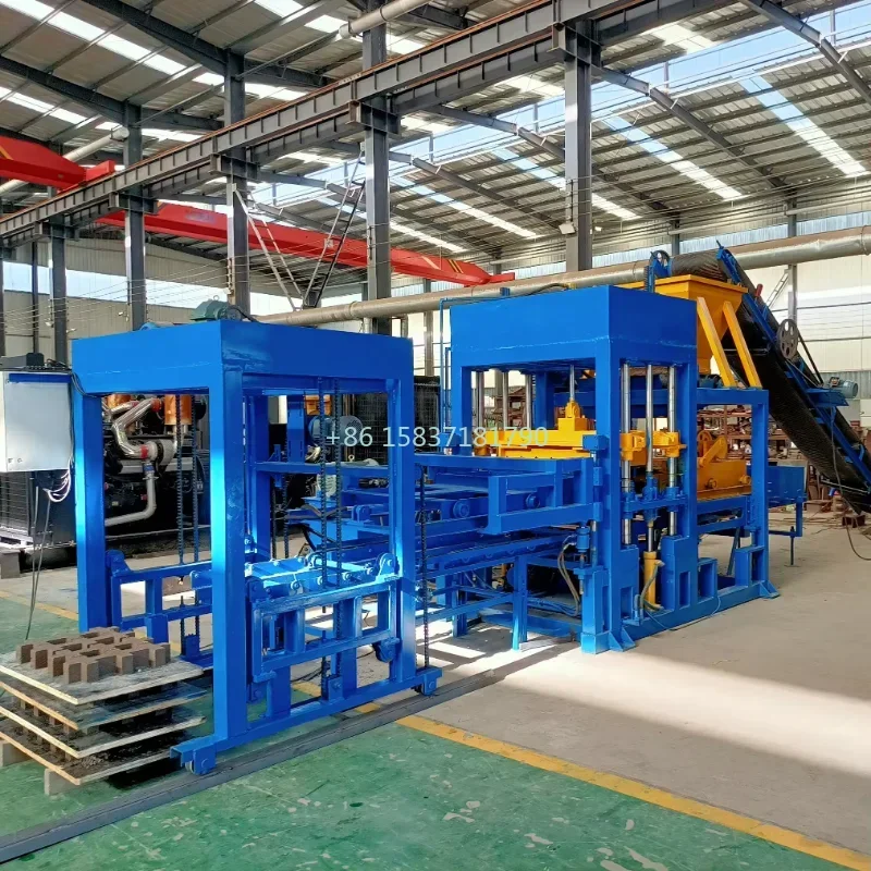 China Factory Fully Automatic Brick Making Machine Durable Diesel Powered Brick Making Machinery for Cement Brick Production