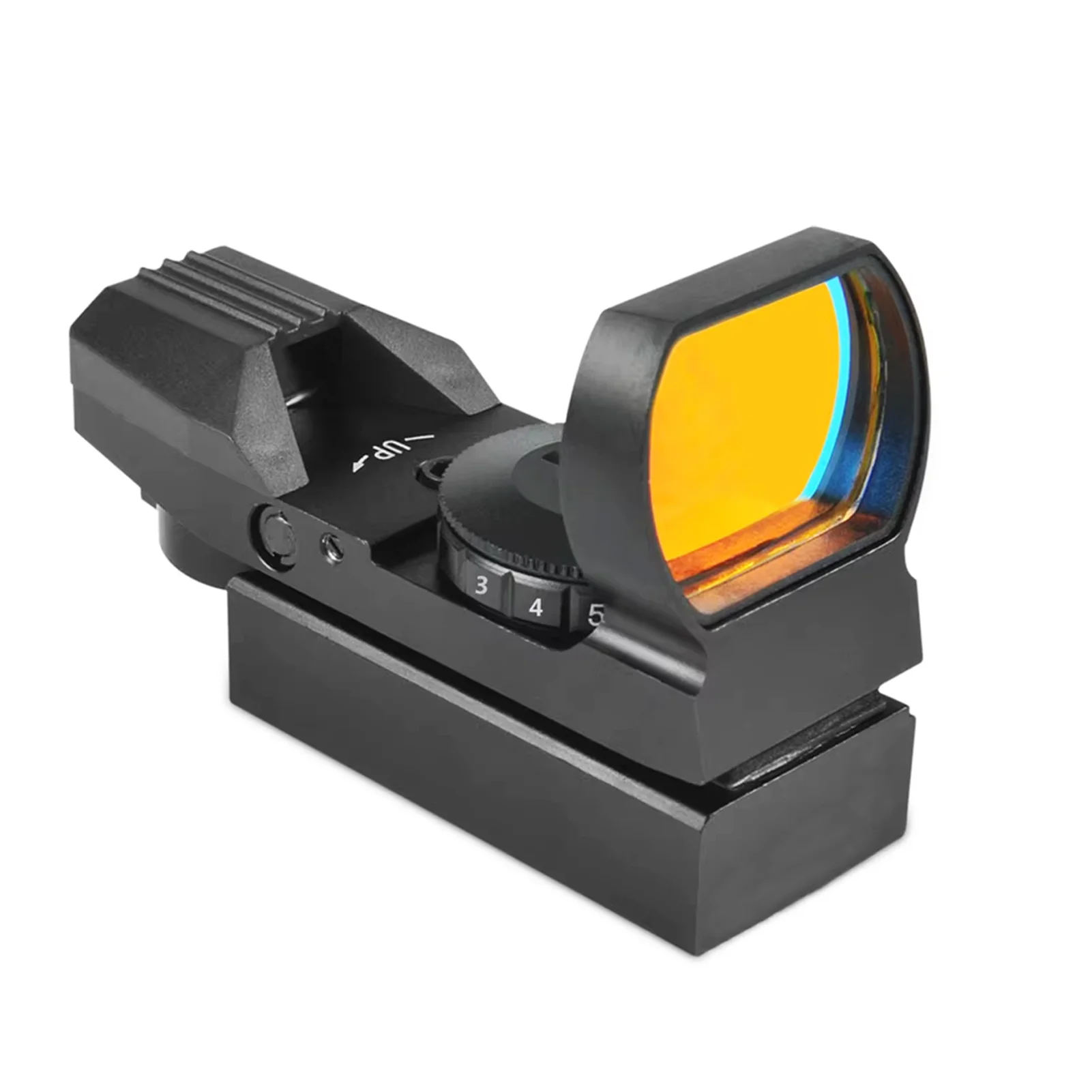 

Factory HD101 Reflex 4 Reticle Optics Holographic Red Dot Sight Hunting Scope Red Illumination Aluminum Alloy Hunting Accessory