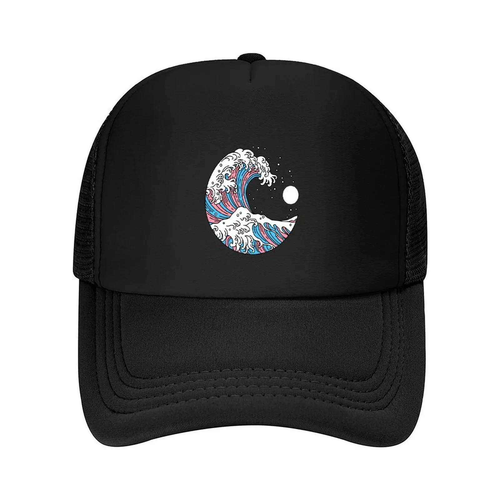 

Circular Japanese Trans Wave. Transgender Pride Baseball Cap custom Hat Gentleman Hat Luxury Brand Ladies Men's
