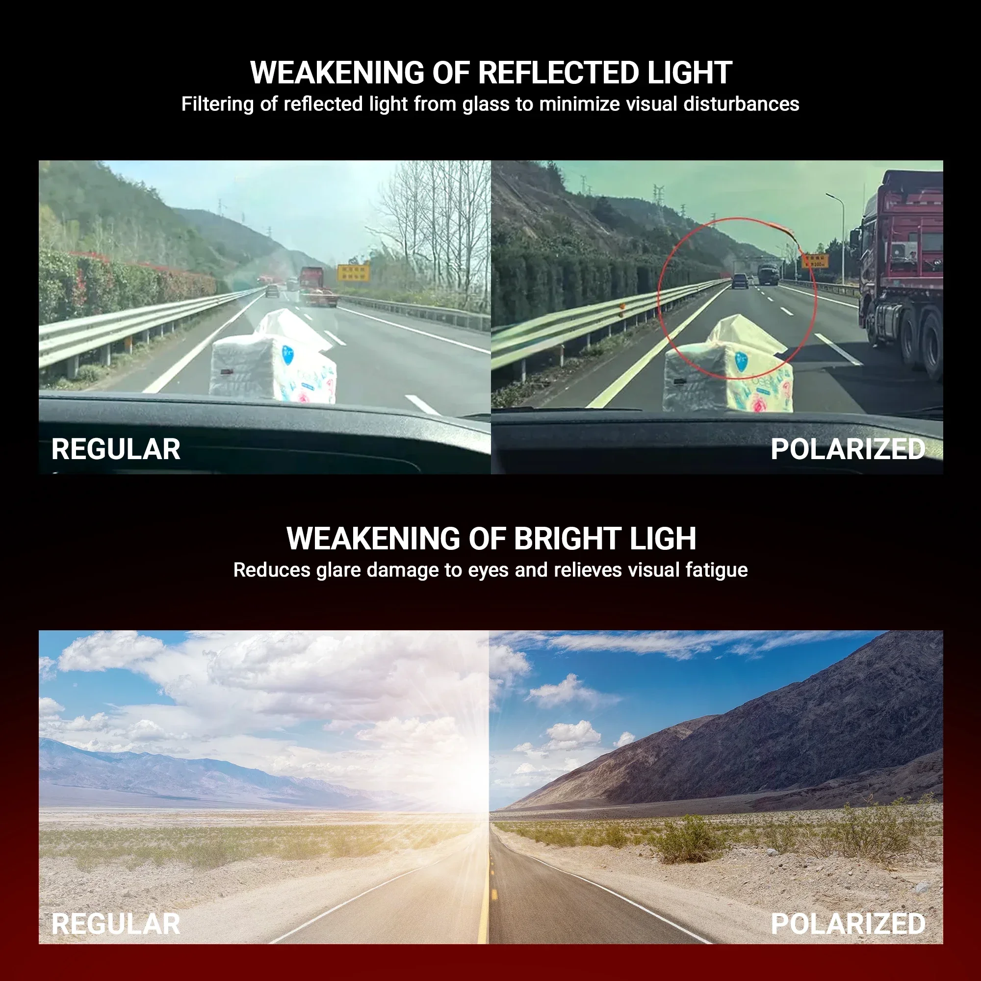 KAPVOE Polarized Fishing Sunglasses for Man Glasses Cycling Driving UV400  MTB Sunglasses Woman Bike Goggles Bicycle Glasses