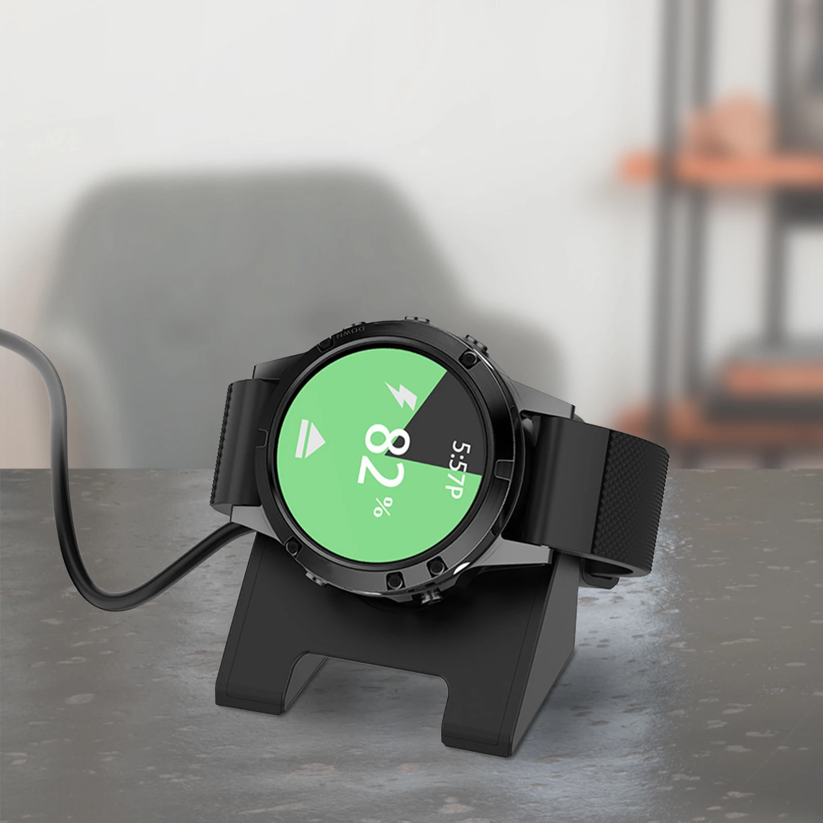 

Sports Watch Station Fast Overvoltage Durable Material Desktop Charging Stand Compatible For Fenix 5 5S 245