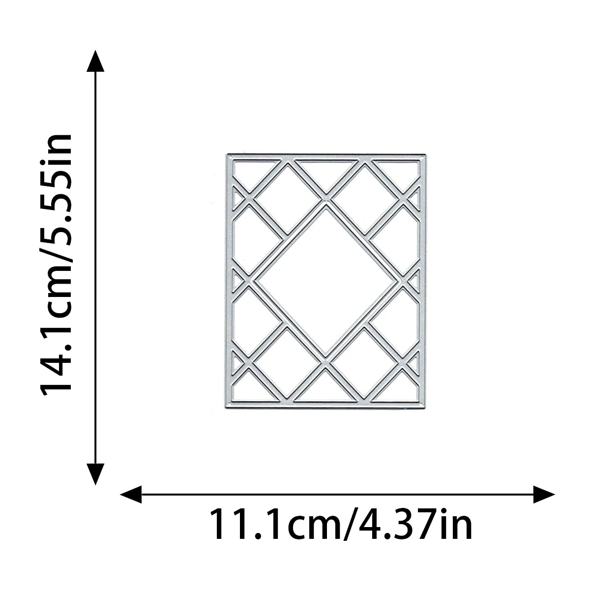Square Background Frame Scrapbooking Die Cut Stamp Card Decoration Stencils Mold Crafts Metal Cutting Dies 2025 New Arrivals