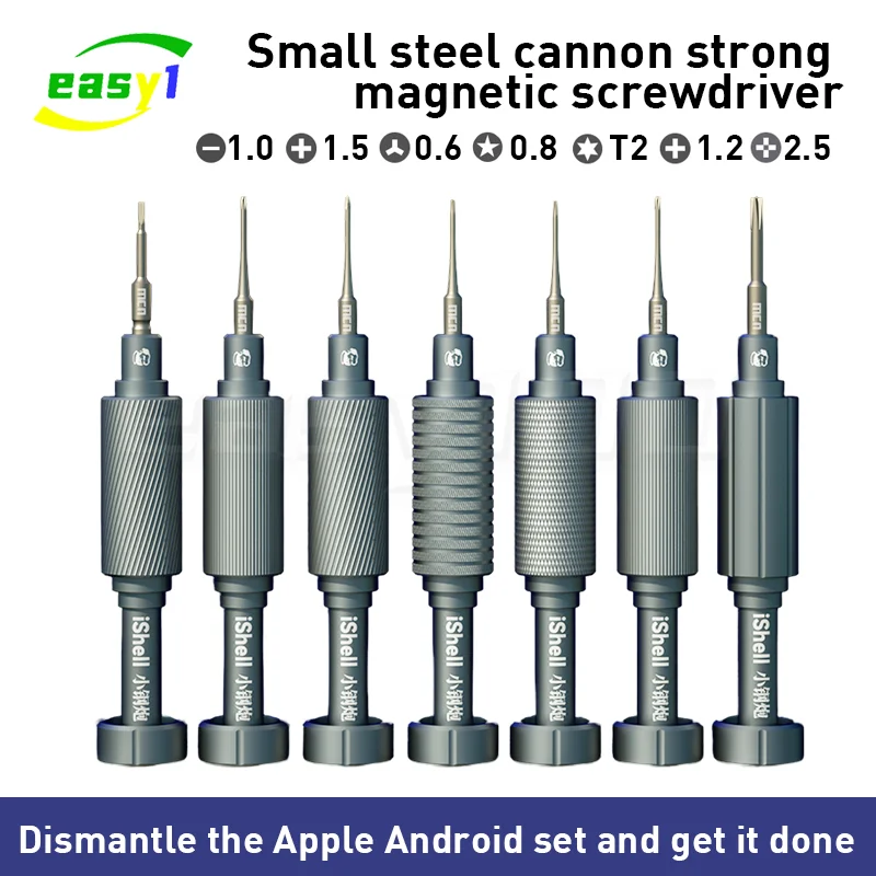 Mechanic Magnetic Precision Screwdriver 1.5 1.2 Phillips 0.8 5-Point 0.6 Y-Type Cross 2.5 T2 HEX For IPhone Repair Tools