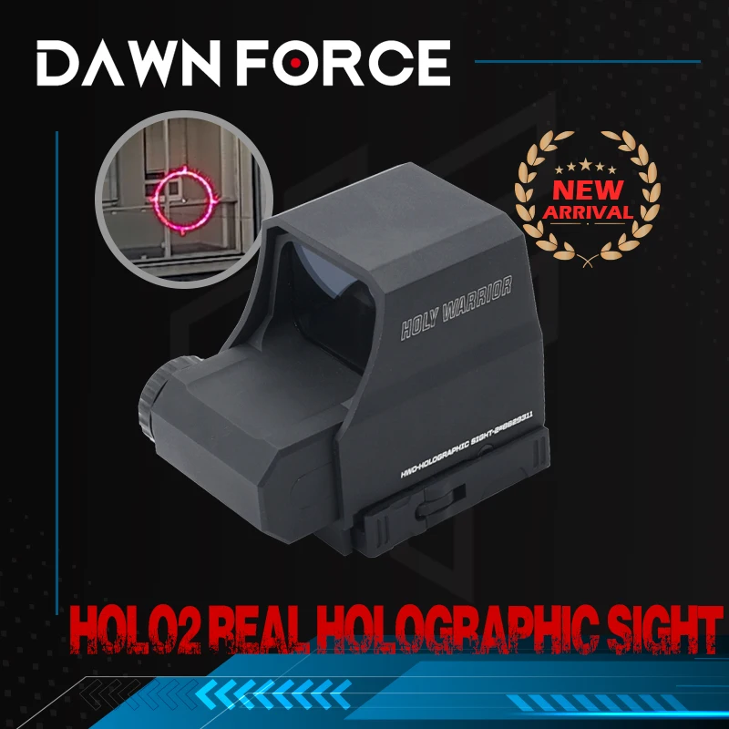 

Holy Warrior Tactical HOLO2 real Holographic sight high earthquake resistance Hunting or airsoft GBB AEG use Full