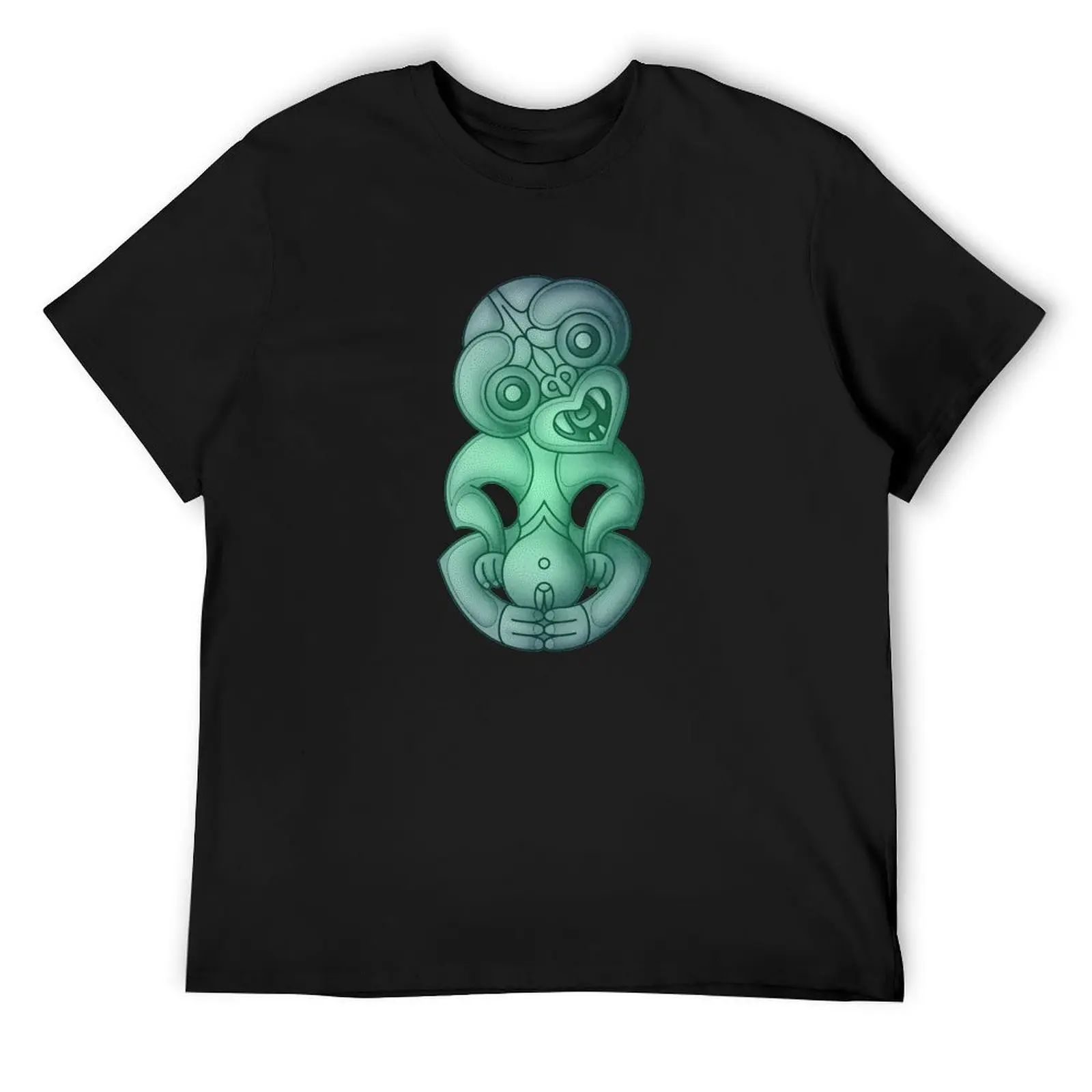 

Green Maori Hei Tiki T-Shirt tops animal prinfor boys cotton graphic tees vintage Short sleeve tee men