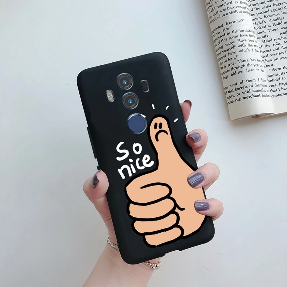 For Huawei Mate 10 Case Huawei Mate 10 Pro Back Cover Silicone Soft Phone Cases For Mate 10 10Pro Shell Camera Protective Fundas