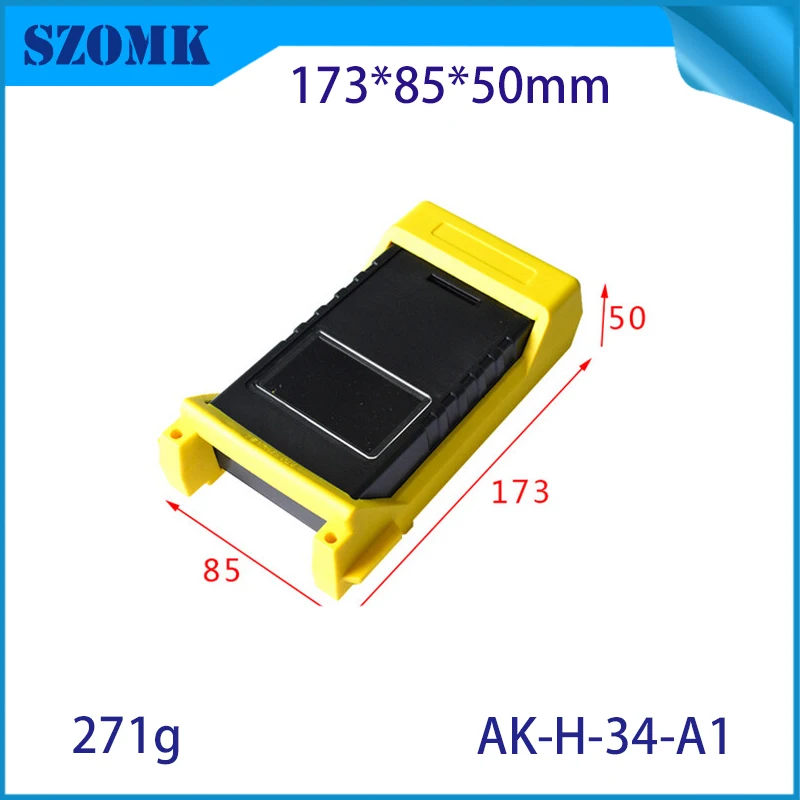 

Plastic electronics control boxes new junction box (4Pcs) 173*85*50mm black plastic project box, plastic enclosure for pcb