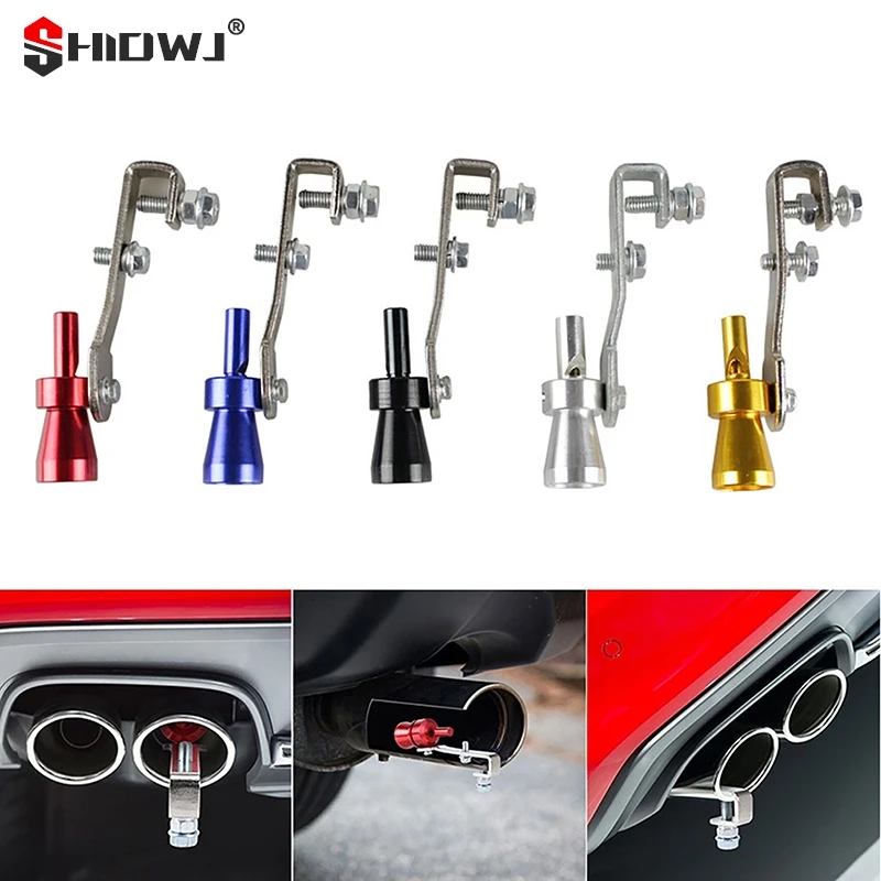 Universal Exhaust Turbo Simulation Whistle Sound Motorcycle Exhaust Pipe Turbo Sound Whistle Vehicle Car Tuning Modified Device