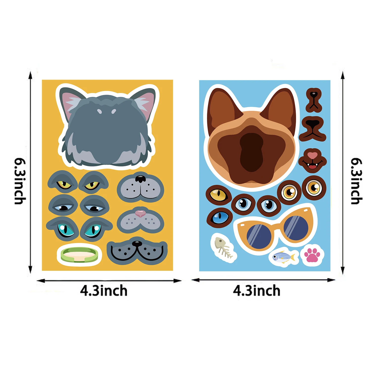 8 szt. Naklejek z kotami, motocyklami, estetyka Harajuku, artykuły papiernicze, na walizki, notatniki, kawę, retro, obrazy artystyczne, naklejki ścienne