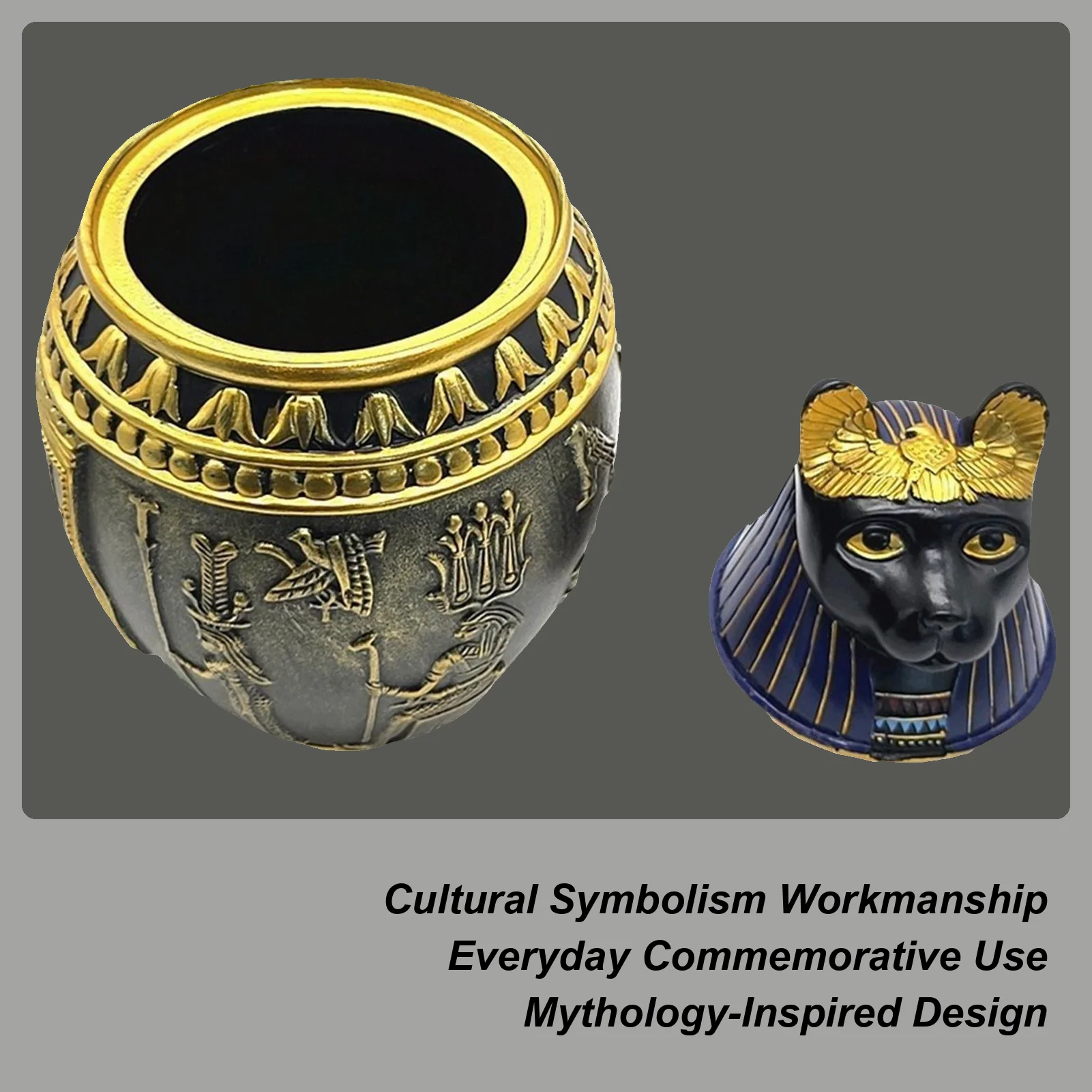 

Pet Urn Hollow Urns For Pets Commemorative Engraved Resin Base Keepsakes Coffin Box For Memory Burial Cat Funeral Death Sympathy