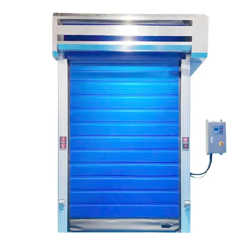 2026 High Speed Automatic Door Insulated Roll up Door Rolling Steel  Safe Indoor Deep  Cold Storage Room Commercial Doors