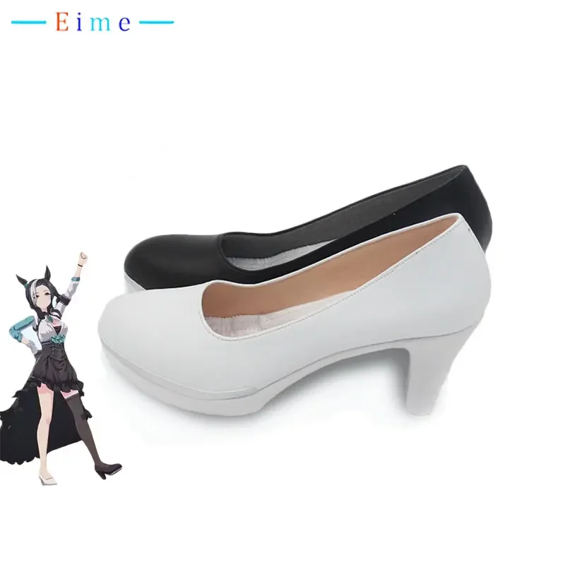 Mejiro Ramonu Cosplay Shoes Game Pretty Derby PU Shoes Halloween Carnival Boots Cosplay Props Custom Made