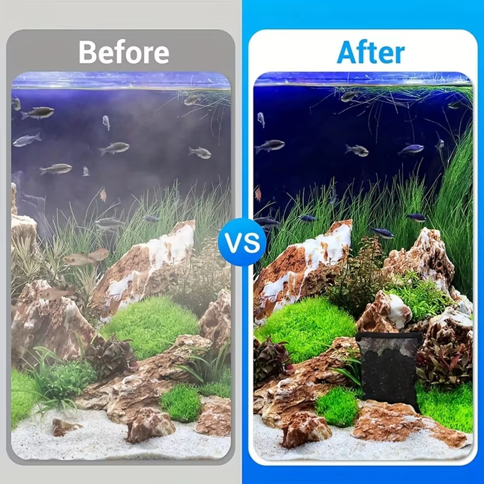 30Pcs Aquarium Filter Media Bi - Planted Aquarium Fertilizer ulasan dan harga