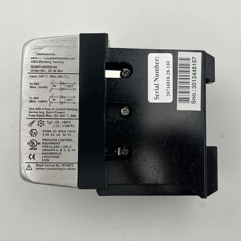 

2938963 For Phoenix Redundancy module - QUINT-DIODE/40 Fast Delivery