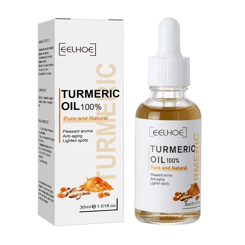 

Turmeric Serum Oil Skin To Lightening Acne Dark Patches Acne Brighten Dark Spot Corrector Skin Care Anti Aging Face Whitening