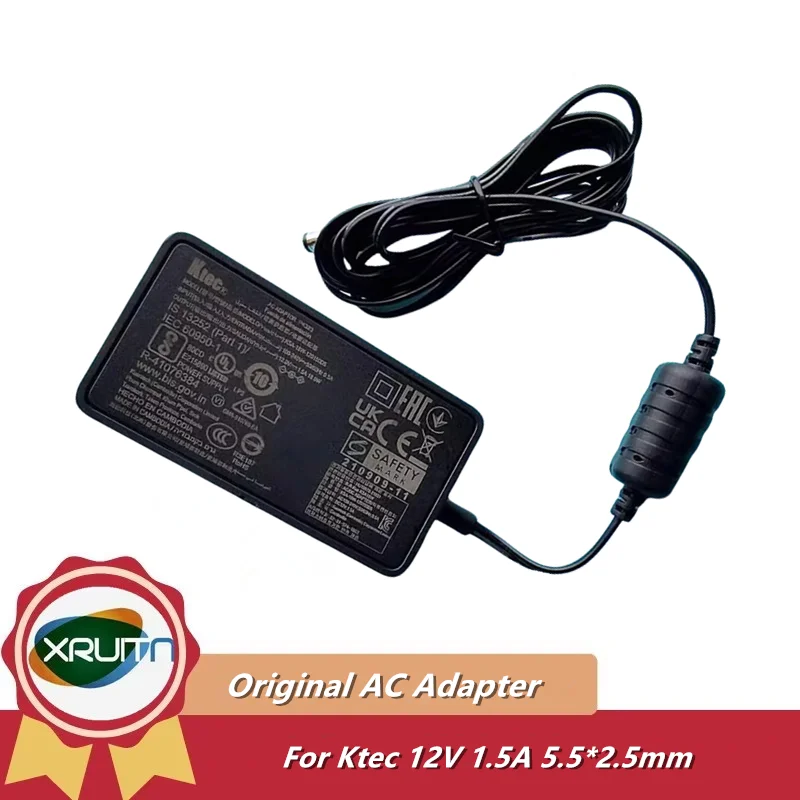 Genuine KTEC KSA-18W-120150D5 12V 1.5A 18W AC Adapter Charger For Hard Drive HDD Power Supply EU/US/UK Plug 5.5*2.5mm