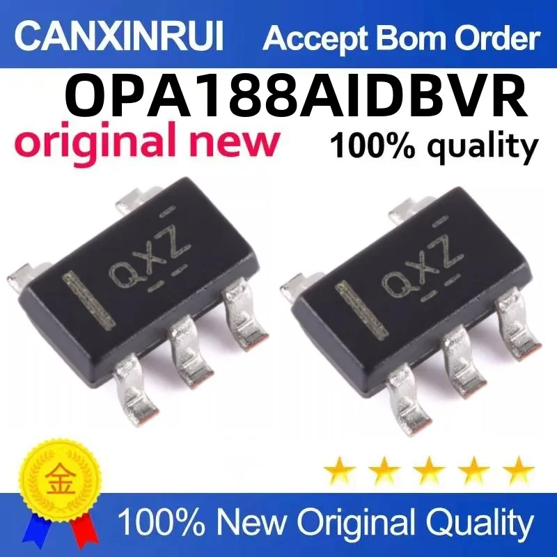 

OPA188 OPA188AIDBVR OPA188AIDBVT Silk Screen QXZ SOT23-5 Amplifier IC