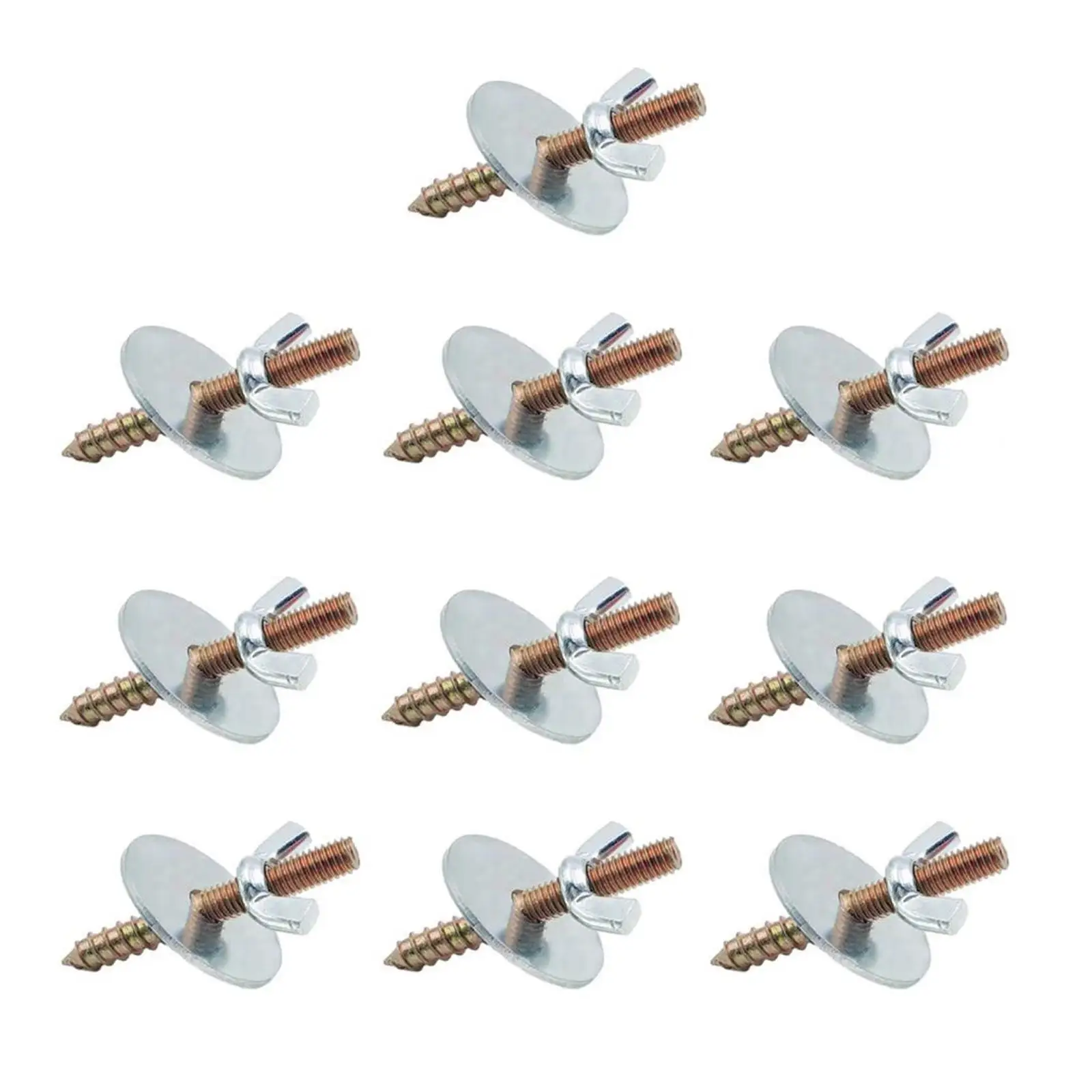 Parafusos de Fixação para Montagem em Rack, Papagaio Poleiros, Fastener Nuts, Hardware para Rack, M6 * 30, 10 PCs