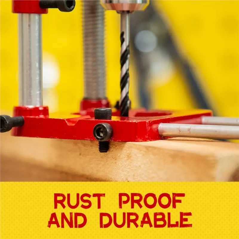 ABKP-Auto-Line Drill Guide Template Woodworking Auto-Line Drill Guide Hole Locator Punch Positioner Precision Tool