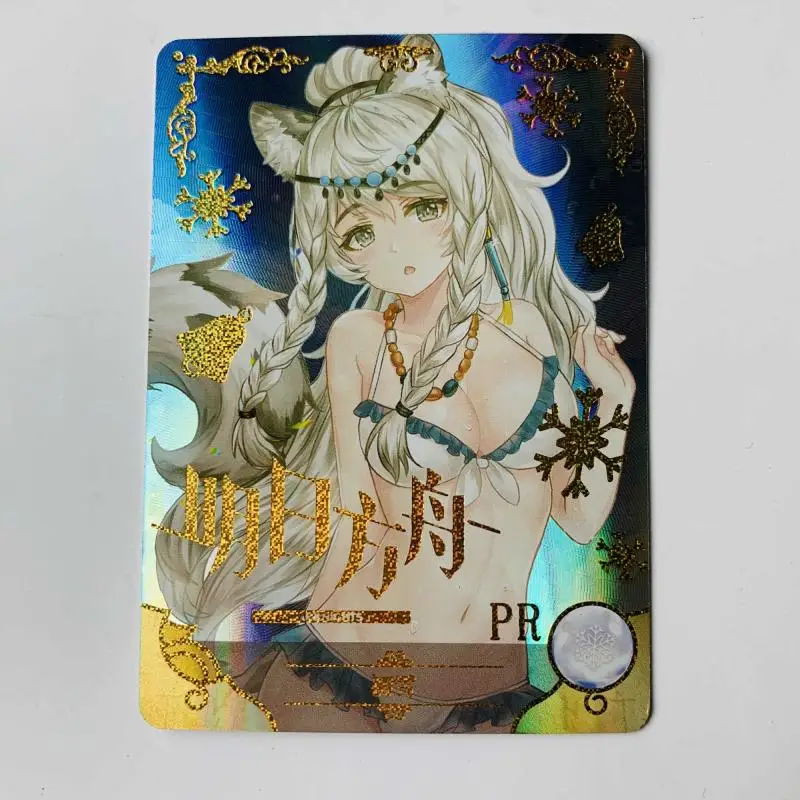 Goddess Story Rem Hayasaka Ai PR card cartoon Anime characters Bronzing collection Game cards Christmas birthday Children\'s toys