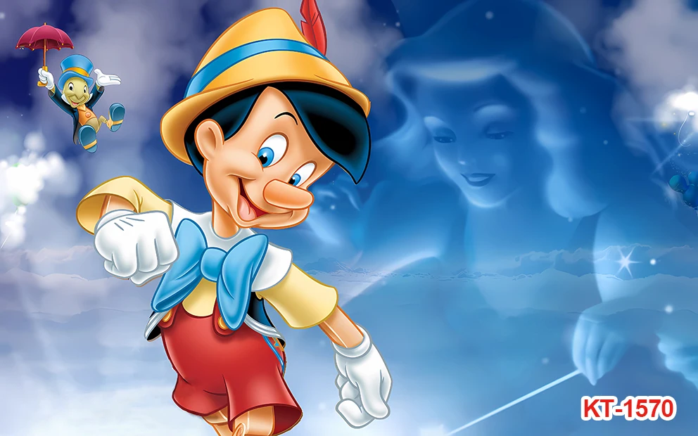 خلفية بينوكيو للفتيان والفتيات ، حفلة عيد ميلاد ، صورة ، خلفية التصوير الفوتوغرافي ، الجد ، النجار ، استحمام الطفل ، لافتة الدعامة