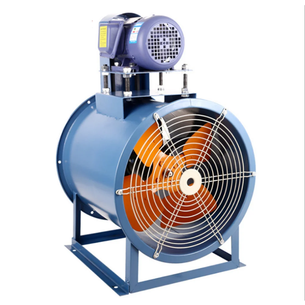 for T40/KT40 Industrial ducts axial flow fan use for discharge high temperature or damp proof gas with belt driven