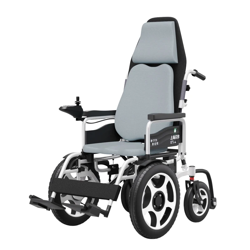 

Вездеходная электрическая инвалидная коляска с высокой спинкой и батарейным питанием для инвалидов