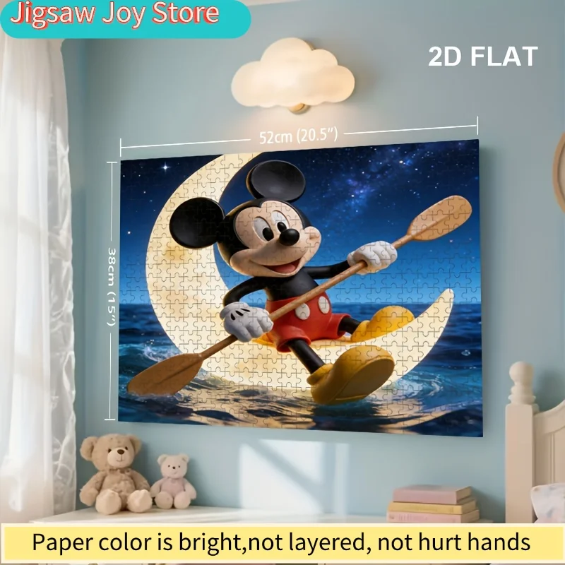 ดิสนีย์ ดิสนีย์ สติทช์ และมิกกี้ โฮม เดคคอร์ ไพรント |   จิ๊กซอว์พัซเซิล เหมาะสำหรับการเล่นเกมปริศนาสำหรับผู้ใหญ่ คริสต์มาสและฮอลีที่สมบูรณ์แบบ