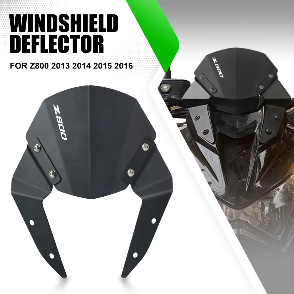 

Z800 переднее лобовое стекло для KAWASAKI Z800 2013 2014 2015 2016, обтекатель, дефлектор, защита, аксессуары для мотоциклов