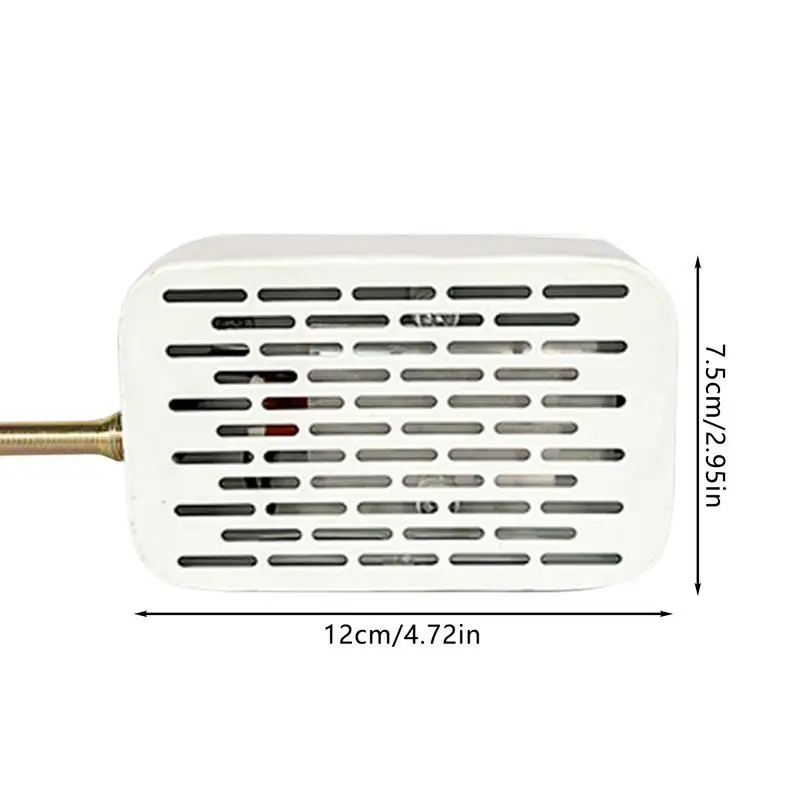 Bird Cage Heater Metal Chew-Proof Wire Bird Heater Metal Chew-Proof Wire Saving Electricity Quick Heating Bird Light Bird Cage