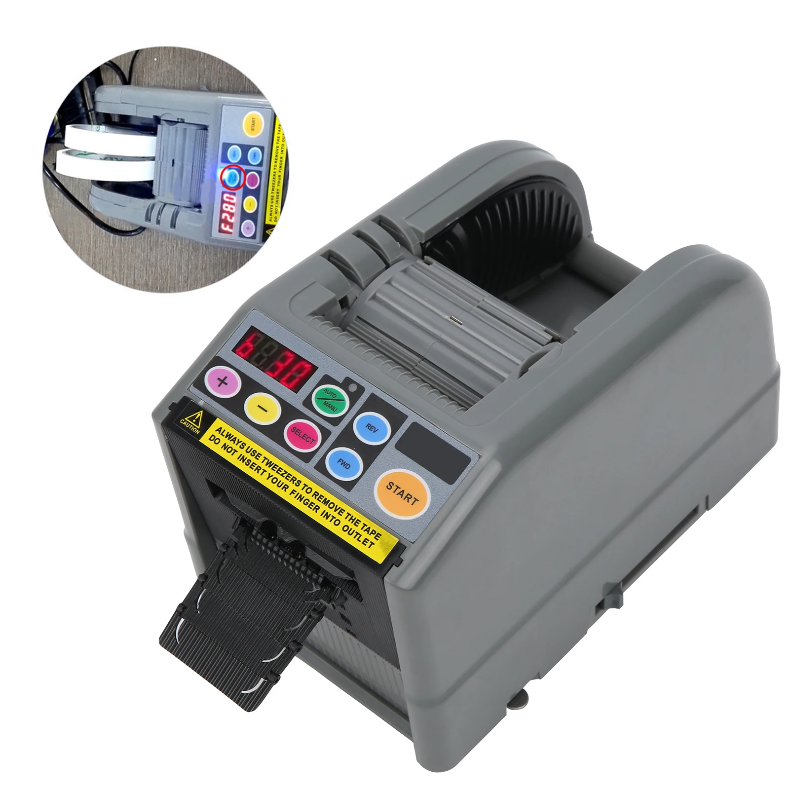 

Electric Tape Dispenser Dual Sided Adhesive Cutting Machine Industrial Supplies JXD-60 Industrial Supplies Tape Cutting Machine