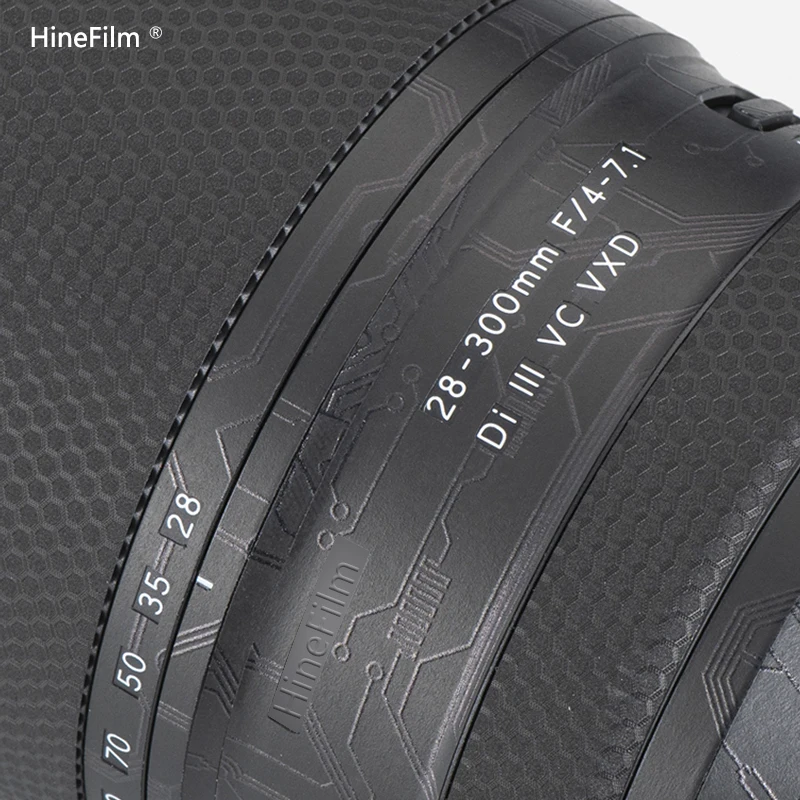 Hinefilm Skin for Tamron 28-300 E Lens Sticker 28300 Lens Skin Protector for Tamron 28-300mm F/4-7.1 Lens Wrap Cover Skin 28 300