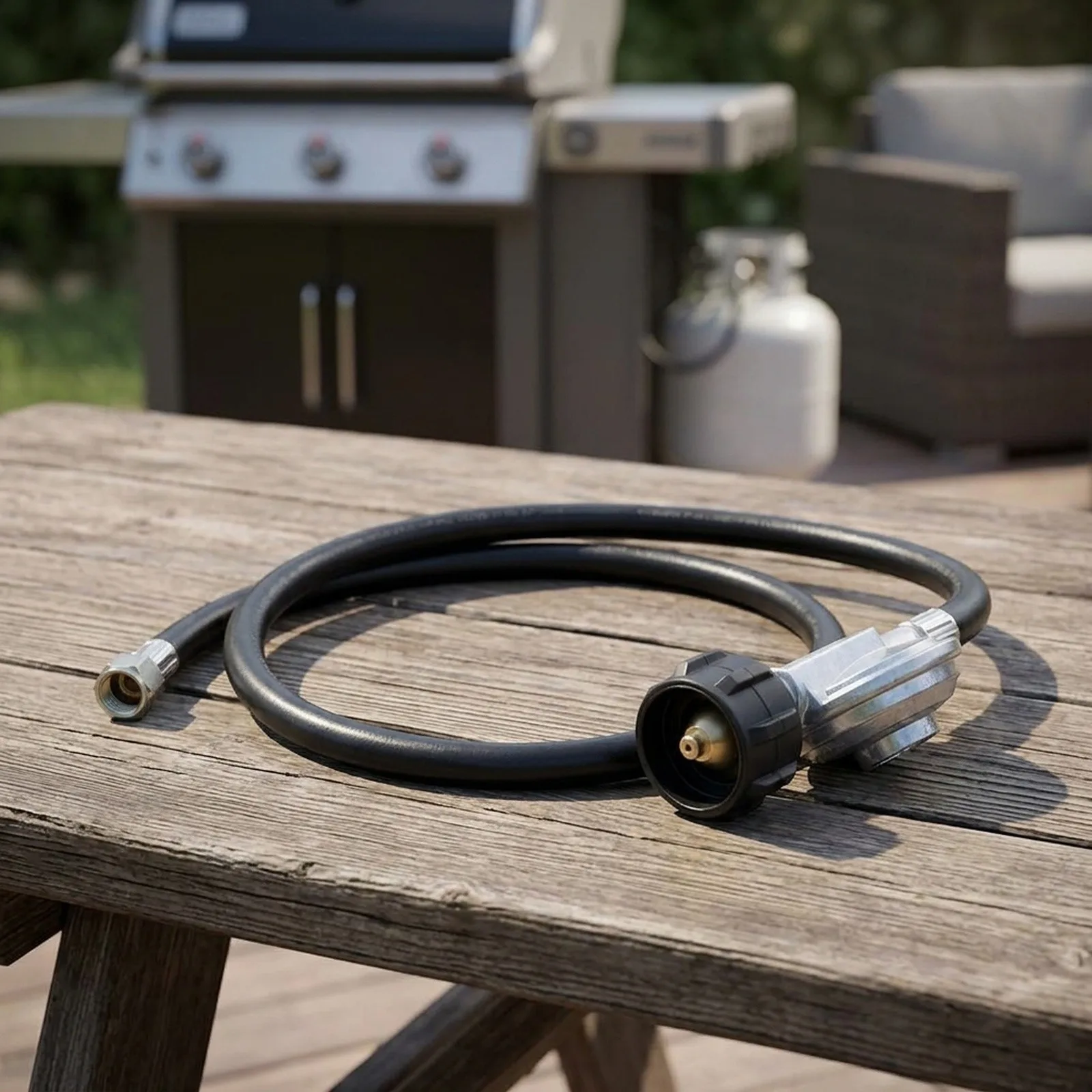 4ft Hose Replacement Leak Prevention Hose And Regulator Regulator Leakage Prevention Kit Excess Flow Protection
