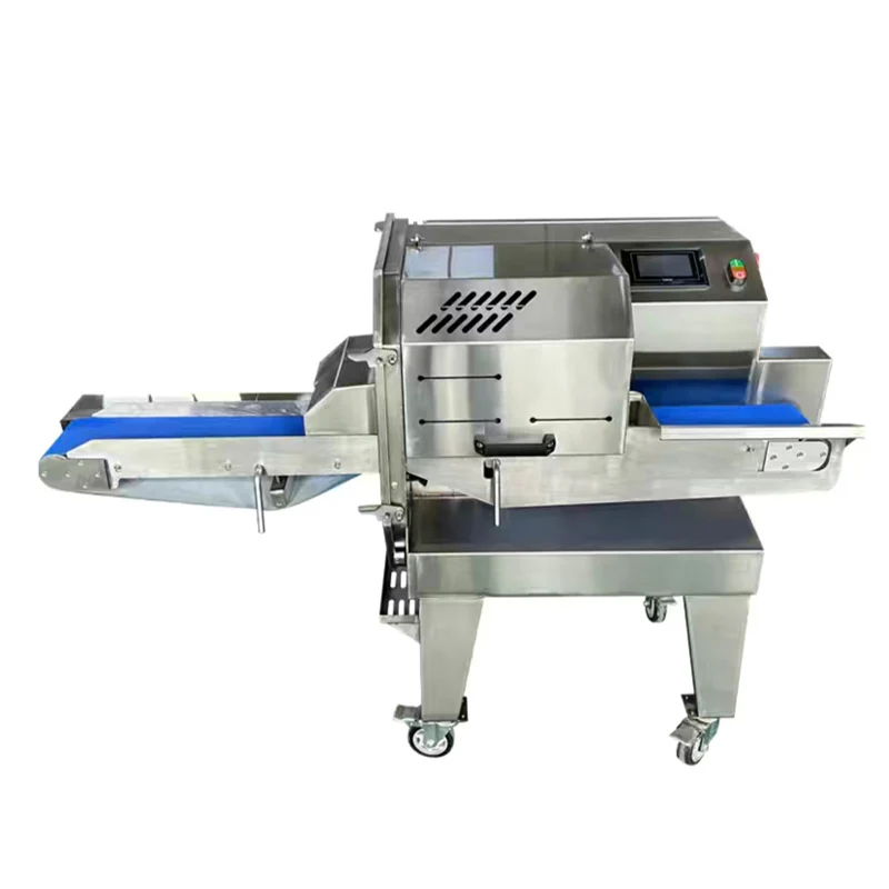 

1-18MM Automatic Commercial Cooked Meat Slicer For Cooked Beef Cured Meat Cooked Lamb Pickled Pork Cooked Meat Slicing Machine