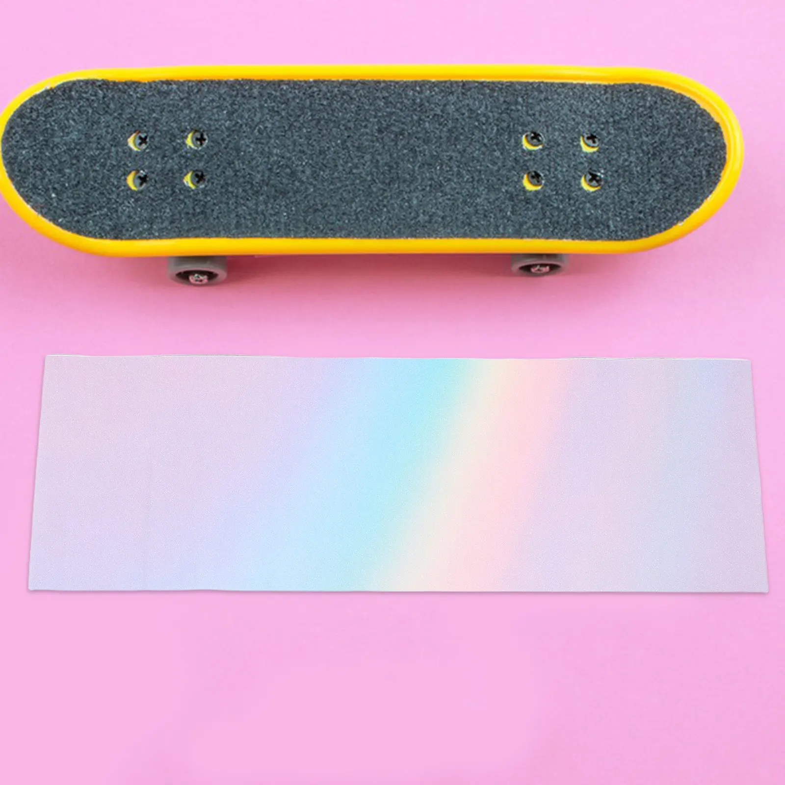 

Skateboard Rainbow Sandpaper Grip Tape Sticker Adhesive Backed Epoxy Resin Surface for Car Surfing Scooter Deck Protection