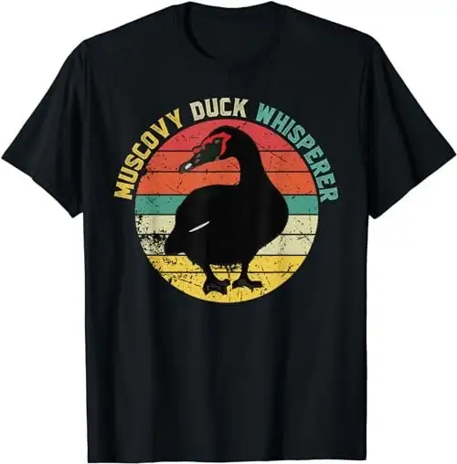 Retro Muscovy Duck Whisperer Funny Farmer gift T Shirt SweaT 47880