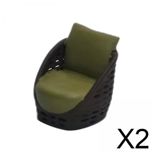 

1 64 Scale Resin Miniatures Furniture Desk Sofa Model Dollhouse Accessories Table and Chair for DIY Diorama Scenery