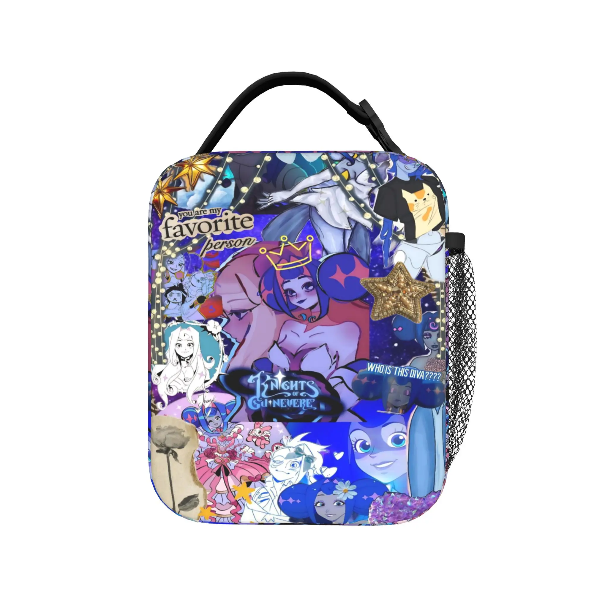 K-Knights Of Guinevere Accessories Insulated Lunch Bag For Picnic  Food Storage Bag Reusable Thermal Cooler Bento Box