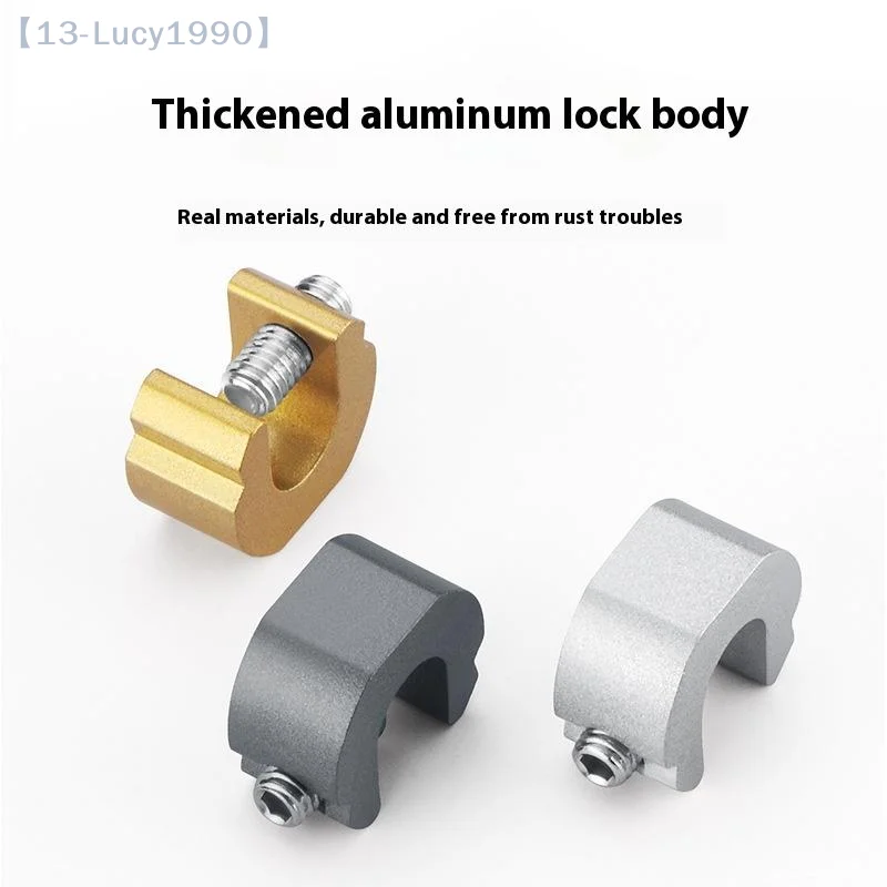 1 Set Anti-theft Child Safety Locks Aluminum Alloy Window Lock Stopper Sliding Door Window Limiter Sliding Sash Stopper