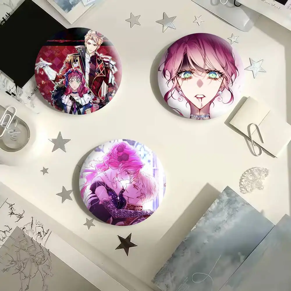 Manhwa V-Villains destined To Die Button Pins Backpack Clothing Decor Brooch Badge Jewelry Gifts for Kids