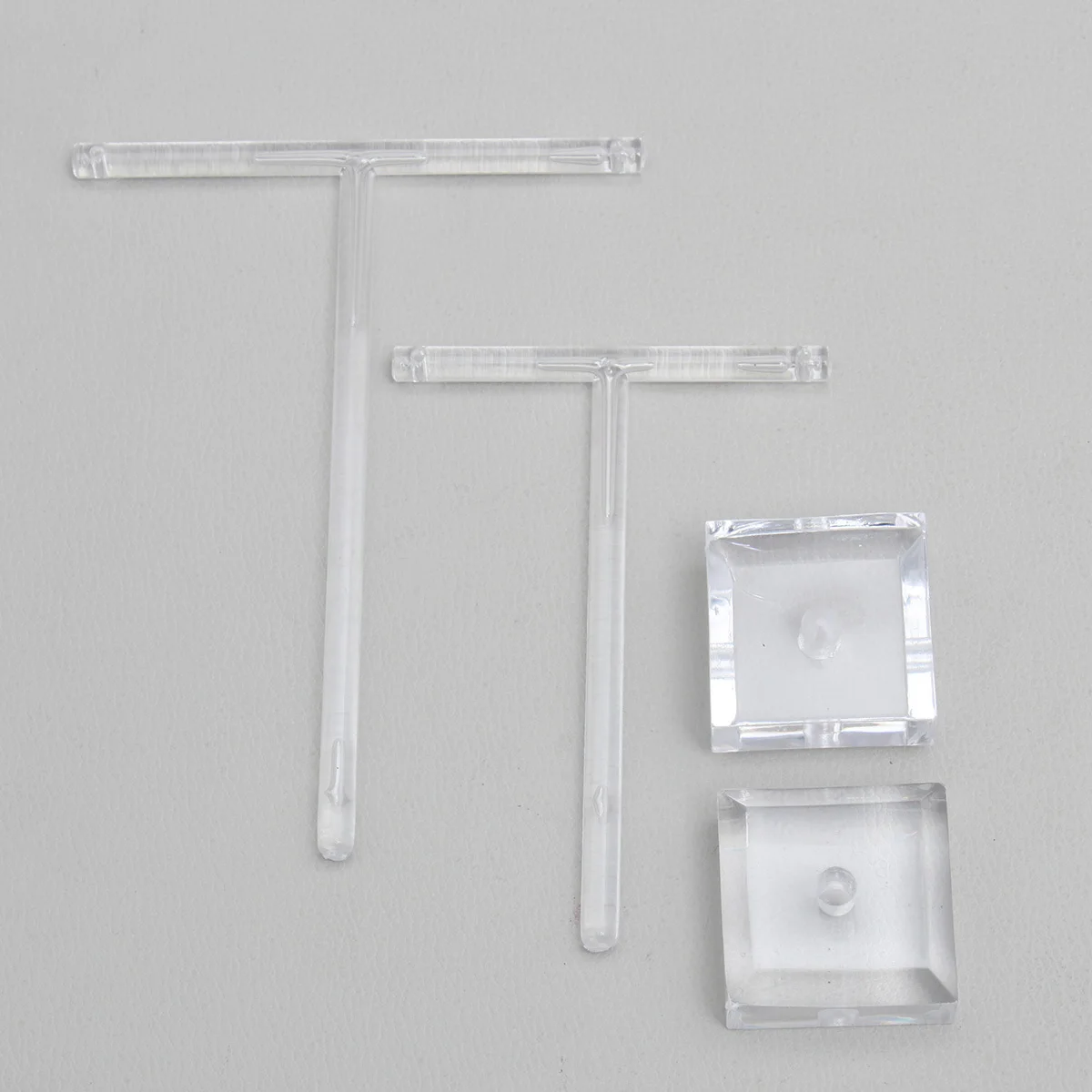 

2 шт. акриловая подставка для сережек Т-образная подставка для ювелирных изделий, органайзер, прозрачная стойка для серег, браслетов, ключей, подставка для ювелирных изделий