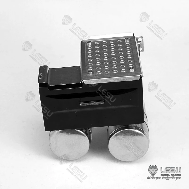 LESU Ureum Tank Batterij Box Uitlaat Tank Set 1/14 Fh16 DIY RC Tractor Truck Afstandsbediening Auto Model Onderdelen Speelgoed