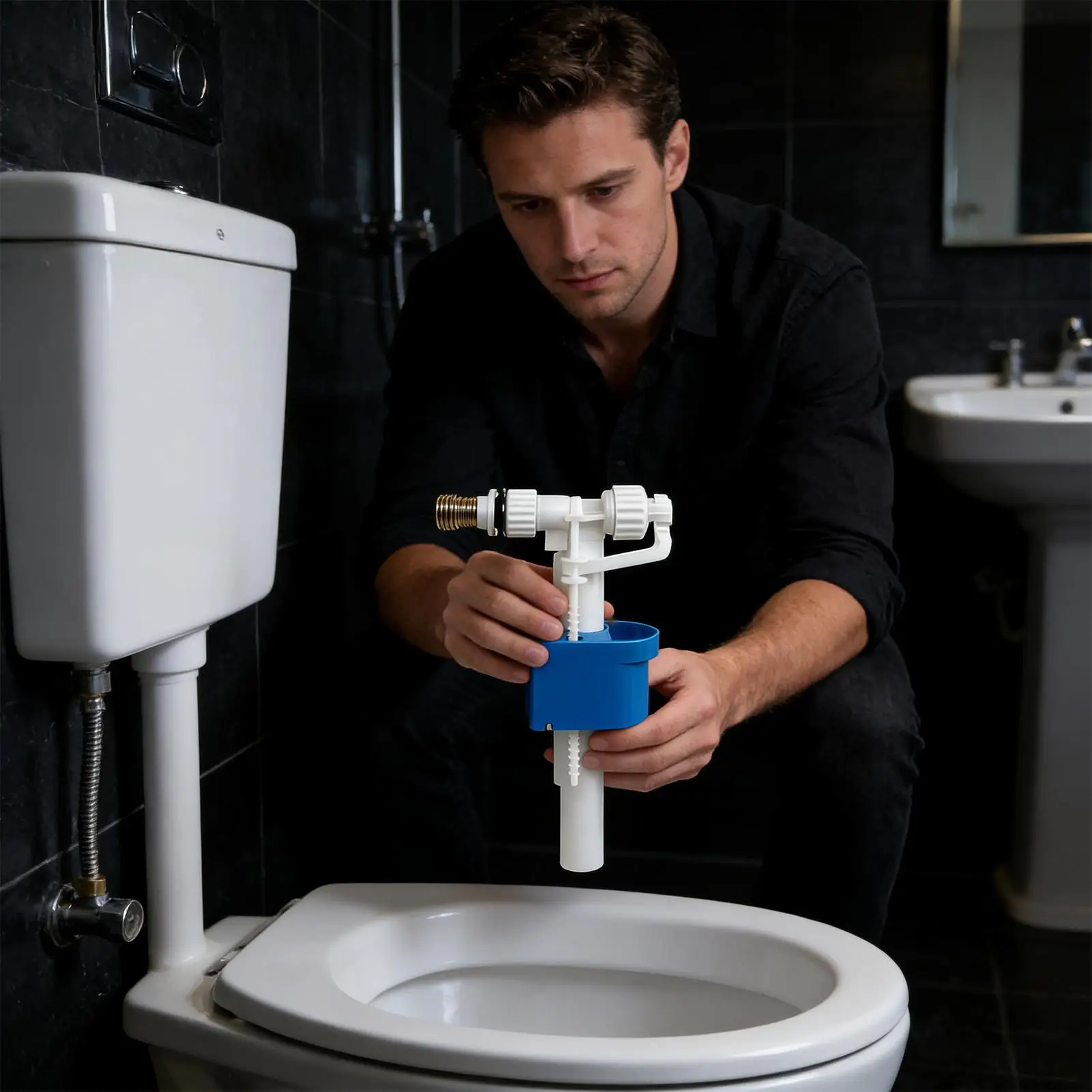 

Запасная часть для унитаза: герметичный наполнительный клапан для бачка унитаза для дома, общежития, отеля, ванной комнаты, квартиры, съемного жилья