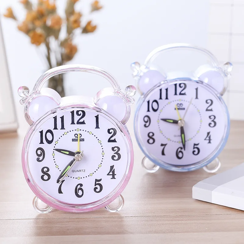 Alarm Clock Mute Bedside Student Creativity Personalized Convenient Use Simple Bedroom Cartoon Children's Electronic Little Alar