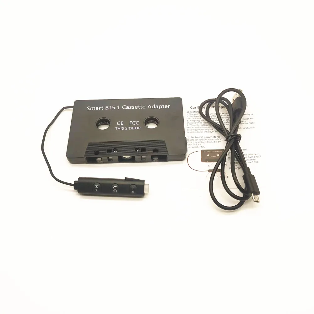 Magnetic Tape Cassette Audio Converter, Car Mounted Magnetic Tape CD Player, Upgraded Wireless Music Playback Function