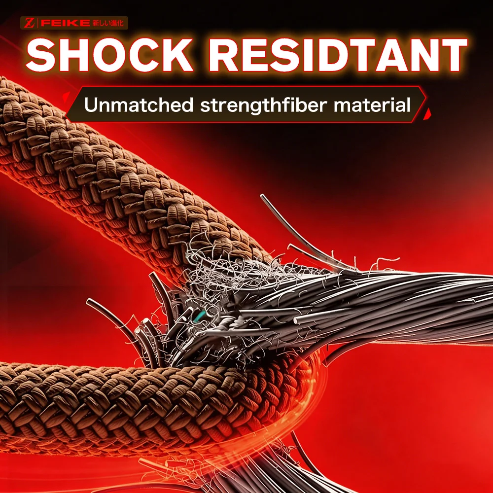 ZUKIBO Marke FEIKE Ⅱ Braune, ultradünne, geflochtene Multifilament-PE-Schnur, 1000 m, weiche, starke Angelschnur, bissfest, verschleißfest – Detail 7